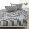 Marimekko – Queen Sheets, Premium Cotton Bedding Set, Luxuriously Soft & Smooth Home Decor, GOTS Certified (Piccolo Charcoal, Queen)(Ajo Black)