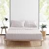 Marimekko – Queen Sheets, Premium Cotton Bedding Set, Luxuriously Soft & Smooth Home Decor, GOTS Certified (Piccolo Charcoal, Queen)(Pieni Tiiliskivi Red/White)