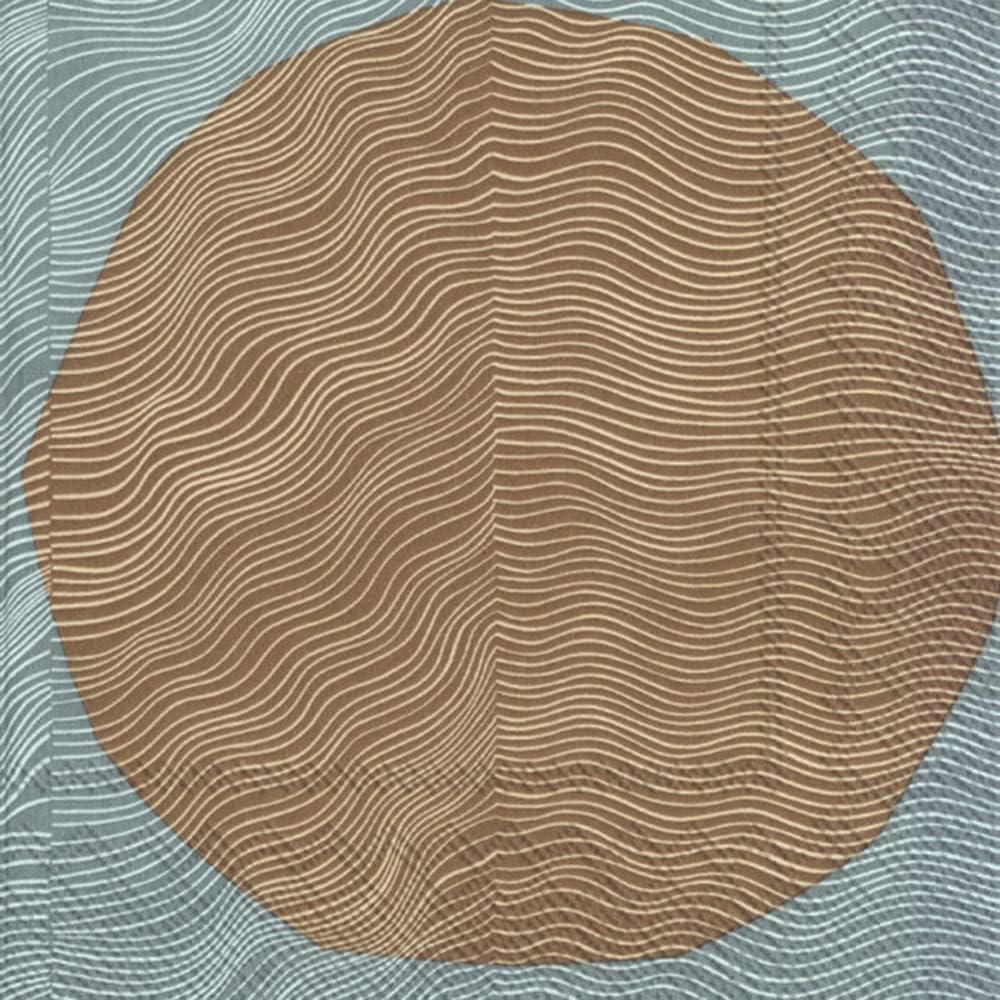 imageIHR Ideal Home Range Party Napkins Marimekko Disposable 3Ply Paper Lunch Napkin Pack 65quot x 65quot Isot Kivet Nakki Light Brown 20Count
