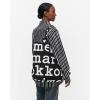 MARIMEKKO Notko Logo Tote Bag (Black and White) – Versatile Medium Tote Bag for Women and Men to Include in your Shopping and Fashion Accessories (16 in x13 in)