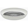 MARIMEKKO Oiva Siirtolapuutarha Stoneware Salad Plate — Refine Your Kitchen Décor with Our Iconic Black & White Stoneware — Porcelain Salad Plates (8 in)(8″ Salad Plate)