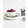 MARIMEKKO Oiva Siirtolapuutarha Stoneware Salad Plate — Refine Your Kitchen Décor with Our Iconic Black & White Stoneware — Porcelain Salad Plates (8 in)(8″ Salad Plate)