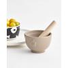 MARIMEKKO Oiva Unikko Mortar and Pestle — Refine Your Kitchen Décor with Our Iconic Floral Dinnerware — Stylish Pestle and Mortar Set to Elevate Your Dining Experience (3 in x 3 in)(Mortar and Pestle)