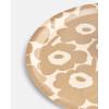MARIMEKKO Unikko Birch Serving Tray — Refine Your Kitchen Décor with Our Iconic Floral Dinnerware — Stylish Outdoor Medium Serving Tray to Elevate Your Dining Experience (12 in Diameter)(Plywood Tray)