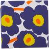 IHR Ideal Home Range Cocktail Napkins Marimekko Disposable 3-Ply Paper Party Napkin Pack, 5″ x 5″, Unikko Dark Blue, 20-Count