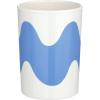 MARIMEKKO Lokki Large Cup (8.5oz) – Refine Your Kitchen Décor with Our White & Blue Dinnerware — Perfect Designer Cup Without Handle for Morning Brews and Cozy Evenings(Sky Blue)