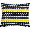 MARIMEKKO Pieni Unikko Cotton Pillow Cover (Pink & White) – Refine Your Home Décor with Our Square Cushion Cover W/Side Zip Closure — Modern Pillow Covers 20×20 inches(Rasymatto Yellow)