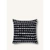 MARIMEKKO Pieni Unikko Cotton Pillow Cover (Pink & White) – Refine Your Home Décor with Our Square Cushion Cover W/Side Zip Closure — Modern Pillow Covers 20×20 inches(Rasymatto Black)