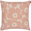MARIMEKKO Pieni Unikko Cotton Pillow Cover (Pink & White) – Refine Your Home Décor with Our Square Cushion Cover W/Side Zip Closure — Modern Pillow Covers 20×20 inches(Unikko Pink)