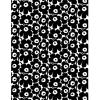 MARIMEKKO Unikko Organic Cotton Linen Kitchen Towel Set of 2 — Refine Your Kitchen Décor with Our Floral Patterned Towels — Stylish and Functional Black and White Towels (28 in x 19 in Each)