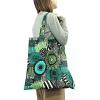 MARIMEKKO Siirtolapuutarha Acrylic Coated Cotton Tote Bag (Multicolor) – Versatile Medium Tote Bag for Women and Men to Include in your Fashion Accessories (17 in x17 in)