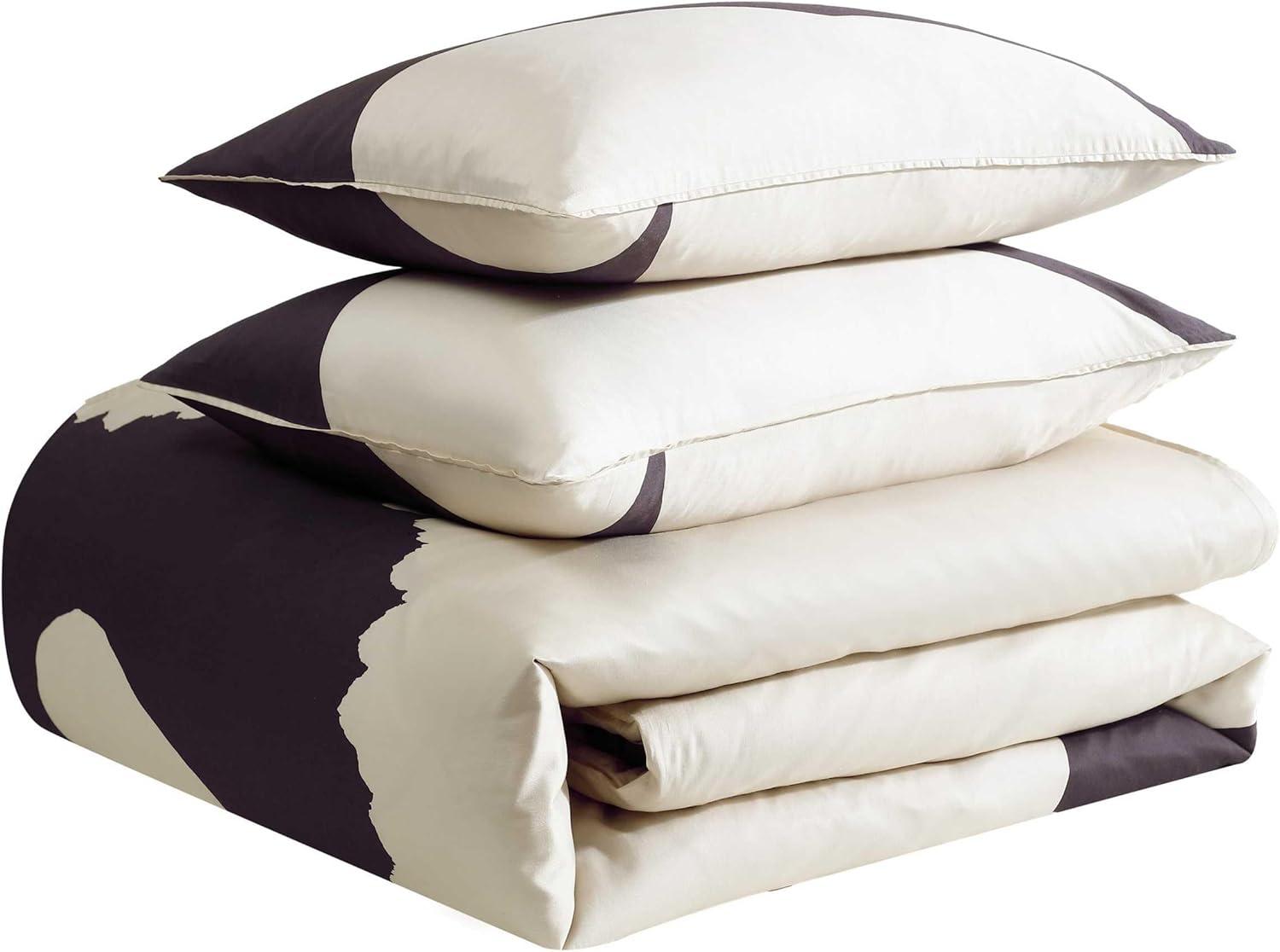 imageMarimekko Queen Duvet Cover Set 100 Soft Cotton Bedding with a Lightweight Feel for Year Round Comfort Bold 3 Piece Bed Set with Matching Pillowcases Iso Unikko CharcoalIso Unikko Charcoal