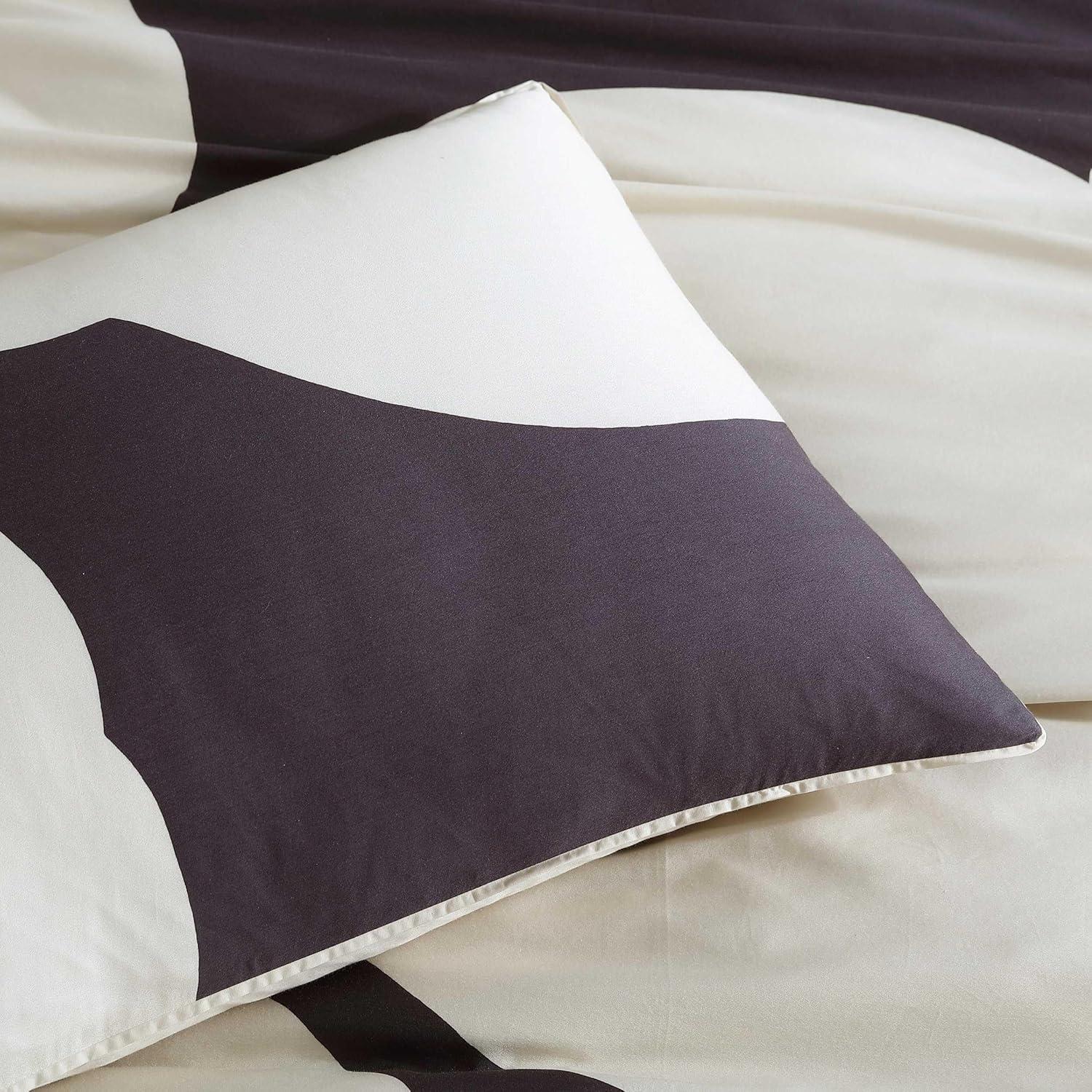 imageMarimekko Queen Duvet Cover Set 100 Soft Cotton Bedding with a Lightweight Feel for Year Round Comfort Bold 3 Piece Bed Set with Matching Pillowcases Iso Unikko CharcoalIso Unikko Charcoal