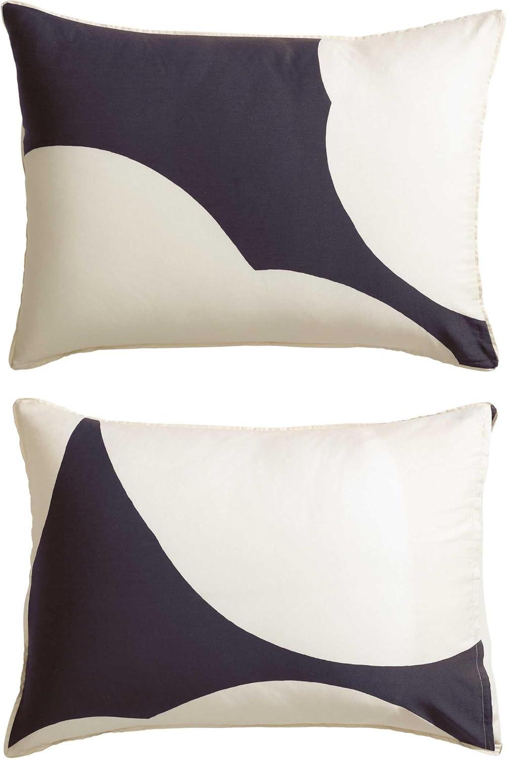 imageMarimekko Queen Duvet Cover Set 100 Soft Cotton Bedding with a Lightweight Feel for Year Round Comfort Bold 3 Piece Bed Set with Matching Pillowcases Iso Unikko CharcoalIso Unikko Charcoal