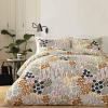 MARIMEKKO – Queen Comforter Set, Soft Cotton Percale Bedding with Medium Weight Feel for Year Round Comfort, 3 Piece Bed Set with Matching Pillowcases (Pieni Letto)(King)