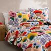 Marimekko – Duvet Cover Queen Size, Naturally Soft & Smooth Cotton Percale Bedding with a Lightweight Feel – 3 Piece Bed Set with Matching Pillowcases (Mykero)(Ojakellukka Multicolor)