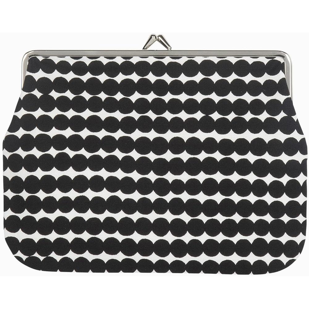 imageMARIMEKKO Rsymatto Coin Purse Black and White Stylish and Versatile Purse and Wallet to Include in your Daily Essentials 8 x 6Large