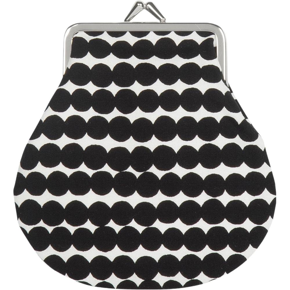 imageMARIMEKKO Rsymatto Coin Purse Black and White Stylish and Versatile Purse and Wallet to Include in your Daily Essentials 8 x 6Mini