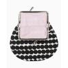 MARIMEKKO Räsymatto Coin Purse (Black and White) – Stylish and Versatile Purse and Wallet to Include in your Daily Essentials – 8” x 6”(Mini)