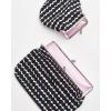 MARIMEKKO Räsymatto Coin Purse (Black and White) – Stylish and Versatile Purse and Wallet to Include in your Daily Essentials – 8” x 6”(Mini)