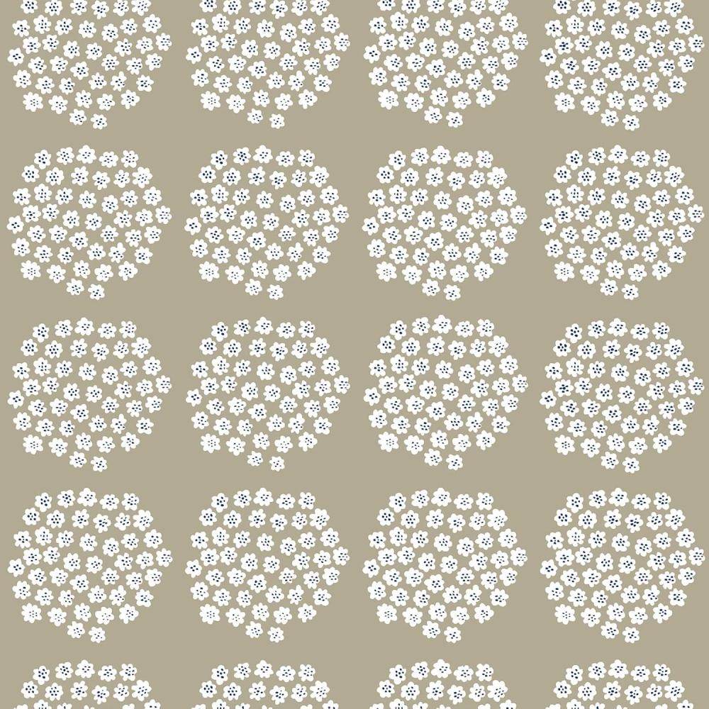 imageMARIMEKKO Taupe Puketti Peel ampamp Stick Wallpaper