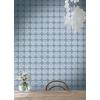 MARIMEKKO Blue Puketti Peel & Stick Wallpaper(Blue)