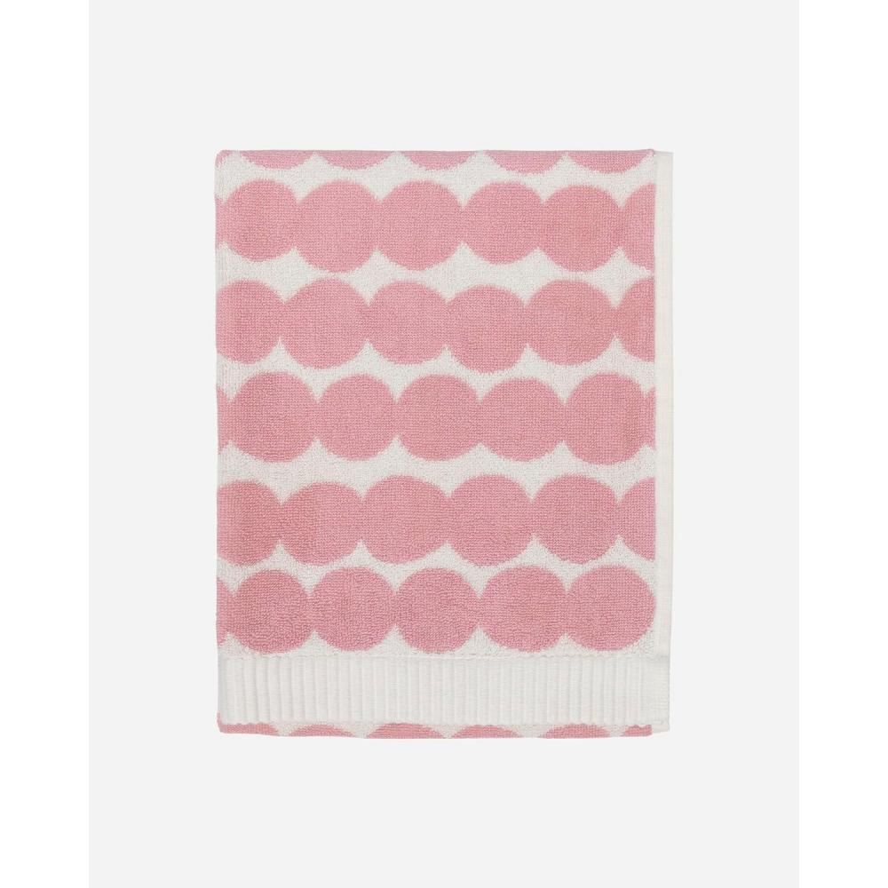 imageMARIMEKKO Rsymatto Terry Cotton Hand Towel Ivory and Beige  Polka Dot Patterned Hand Towels  28 in x 20 inPink Rsymatto