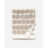 MARIMEKKO Räsymatto Terry Cotton Hand Towel (Ivory and Beige) – Polka Dot Patterned Hand Towels – 28 in x 20 in(Beige Räsymatto)