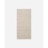MARIMEKKO Räsymatto Terry Cotton Hand Towel (Ivory and Beige) – Polka Dot Patterned Hand Towels – 28 in x 20 in(Beige Räsymatto)