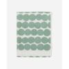 MARIMEKKO Räsymatto Terry Cotton Hand Towel (Ivory and Beige) – Polka Dot Patterned Hand Towels – 28 in x 20 in(Green/White Räsymatto)