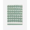 MARIMEKKO Räsymatto Terry Cotton Hand Towel (Ivory and Beige) – Polka Dot Patterned Hand Towels – 28 in x 20 in(Green/White Räsymatto)