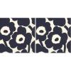 IHR Ideal Home Range – Paper Napkins Marimekko UNIKKO dark blue nature 20-Count 3-Ply Lunch Napkins 6.5 x 6.5 inches(Lunch 6.5×6.5 inches (Pack of 2))