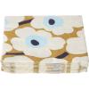 Boston International IHR Marimekko Cocktail Beverage Paper Napkins, 5 x 5, Unikko Cream/Gold, 1 Count (Pack of 20)