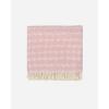 MARIMEKKO Räsymatto Blanket — Refine Your Home Décor with Our Pink & White Decorative Throw Blankets for Sofa (51 x 71 Inch)