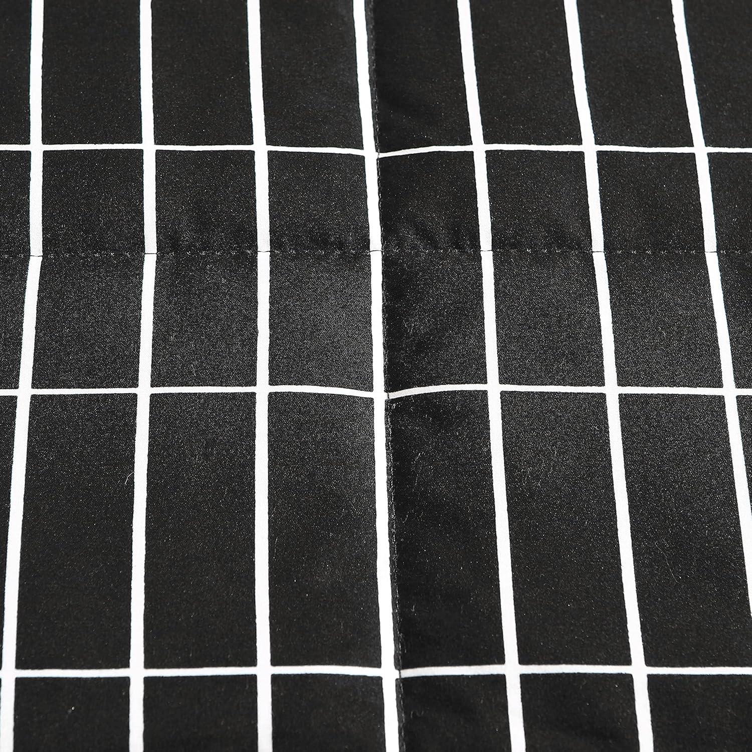 image:imageMarimekko Pieni Tiiliskivi Collection BlanketUltra Soft Brushed Microfiber with Alt Down Lightweight amp Reversible Bedding Queen BlackBlack