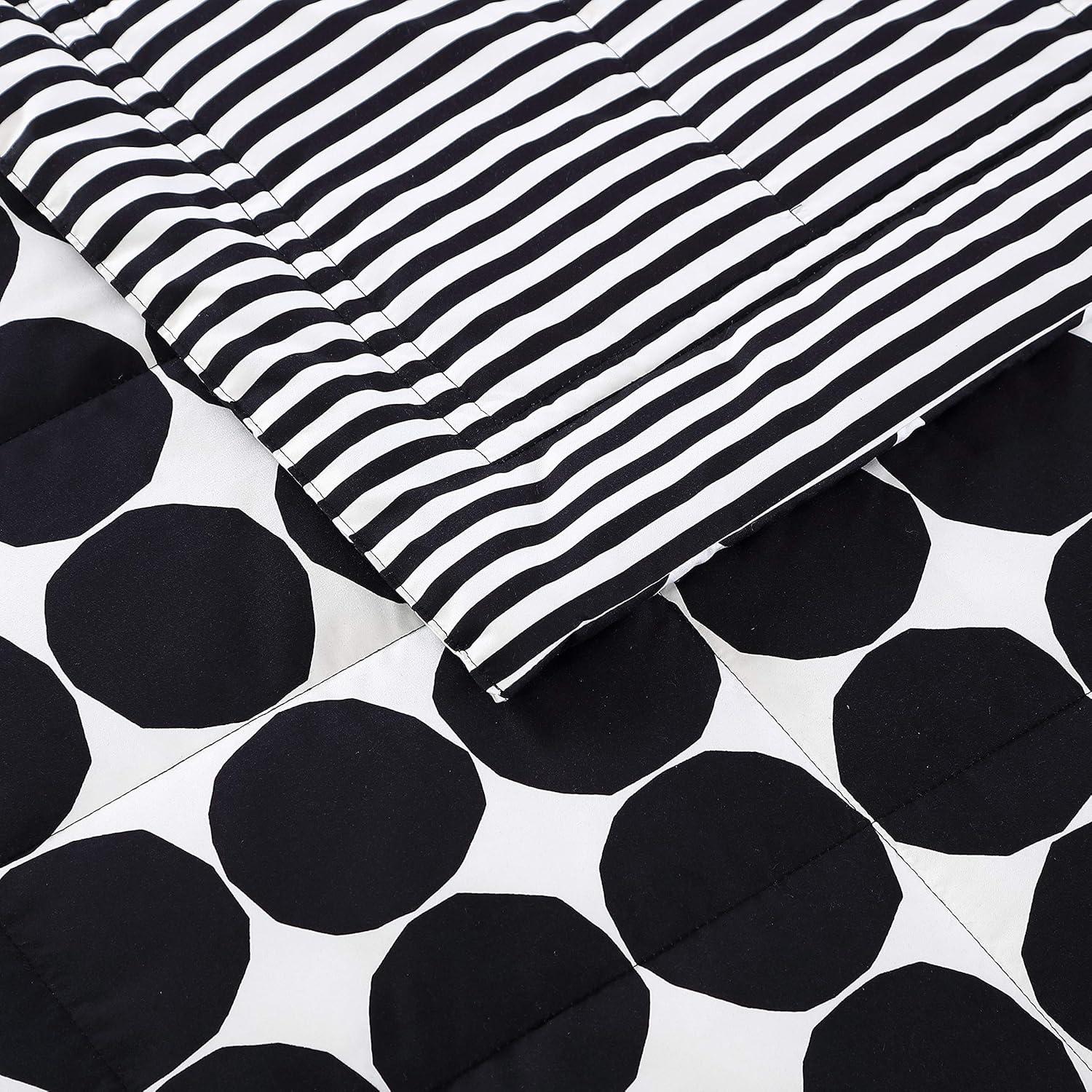 image:imageMarimekko Pienet Kivet Collection Soft and Cozy Breathable Down Alt Blanket Lightweight and Perfect for Sofa Couch or Bed Modern and Stylish Home Dcor Queen Black