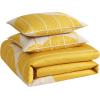 Marimekko – Queen Duvet Cover Set, Super Soft Organic Bedding, Casual Home Decor (Vesi Unikko Yellow, Queen)(Vesi Unikko Yellow)