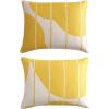Marimekko – Queen Duvet Cover Set, Super Soft Organic Bedding, Casual Home Decor (Vesi Unikko Yellow, Queen)(Vesi Unikko Yellow)
