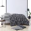 Marimekko – USHSEE1166166 | Pienet Kivet Collection | Soft and Cozy Breathable Blanket, Lightweight and Perfect for Sofa Couch or Bed, Modern and Stylish Home Décor, King, Black