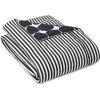 Marimekko – USHSEE1166166 | Pienet Kivet Collection | Soft and Cozy Breathable Blanket, Lightweight and Perfect for Sofa Couch or Bed, Modern and Stylish Home Décor, King, Black