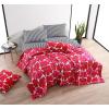 Marimekko Blanket Cozy Reversible Bedding, Lightweight Home Decor for All Seasons, Queen, Pieni Unikko Red