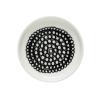 MARIMEKKO Oiva Siirtolapuutarha Small Plate – Refine Your Kitchen Décor with Our Iconic Black & White Stoneware – Stylish Dessert Plate to Elevate Your Dining Experience (8,5 cm)