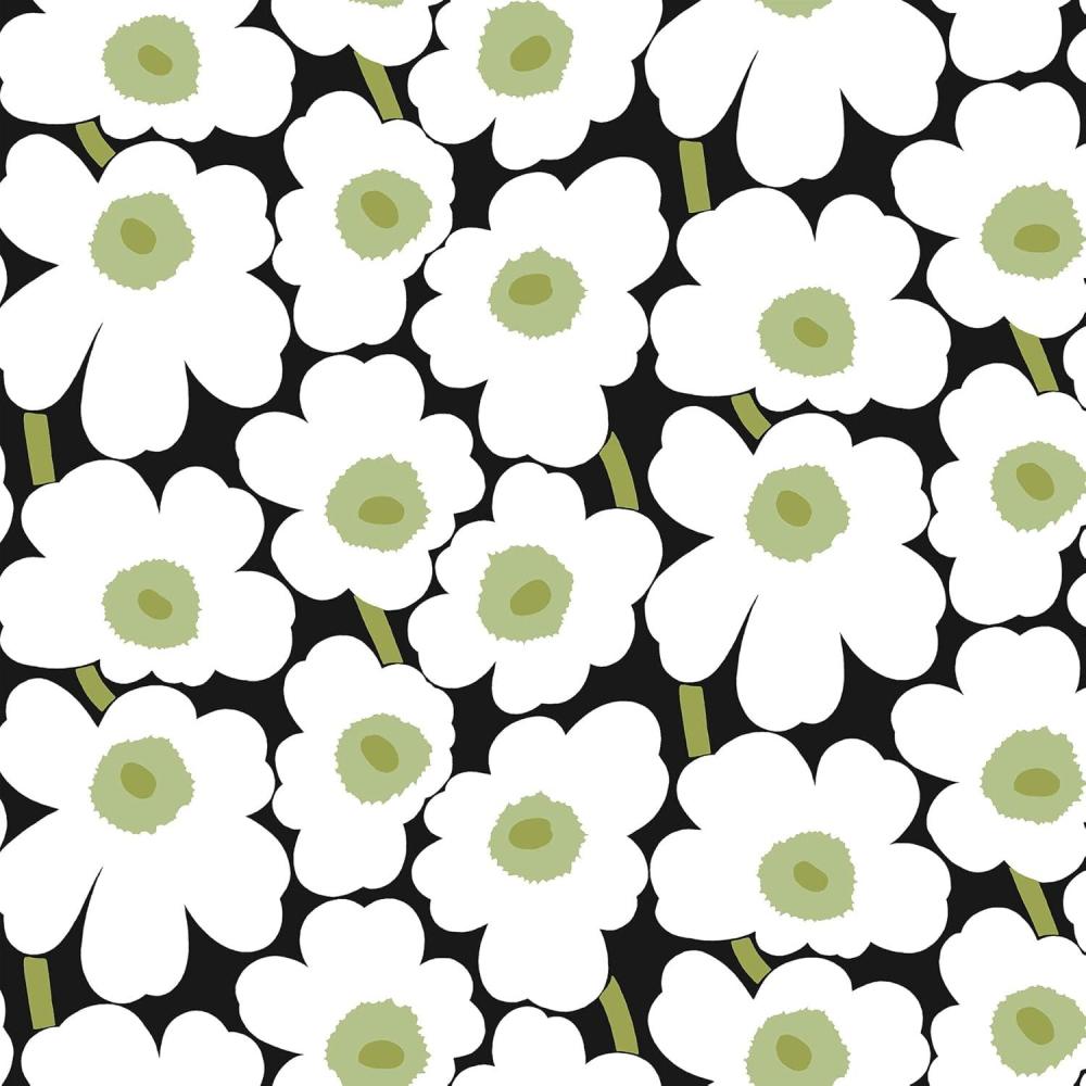 image:imageMarimekko Red Pieni Unikko Peel amp Stick Wallpaper MKS4492Black
