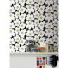 Marimekko Red Pieni Unikko Peel & Stick Wallpaper (MKS4492)(Black)
