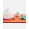 MARIMEKKO Unikko Oiva Stoneware Coffee Cup Set of 2 — Refine Your Kitchen Décor with Our Iconic Black & White Stoneware — Stylish Floral Coffee Cups to Elevate Your Drinking Experience (7oz)(Unikko White)