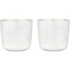 MARIMEKKO Unikko Oiva Stoneware Coffee Cup Set of 2 — Refine Your Kitchen Décor with Our Iconic Black & White Stoneware — Stylish Floral Coffee Cups to Elevate Your Drinking Experience (7oz)(Unikko White)