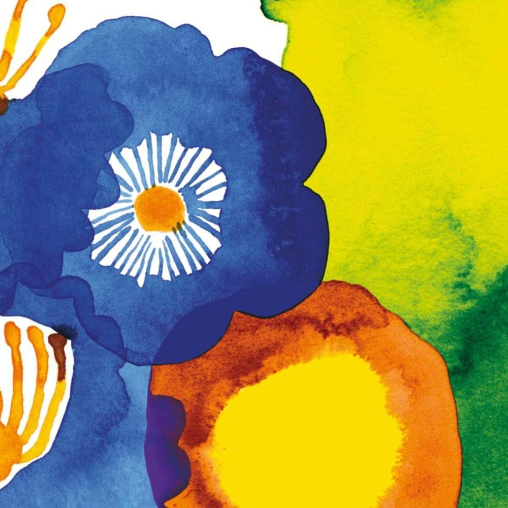 image:imageIdeal Home Range L552665 20 Count Paper Lunch Napkins Marimekko Unikko Cream Linen 65 x 65Juhannustaika